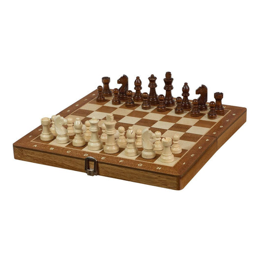 SAPELE Shakkipeli | 31cm-Matkashakki-TiberianChess.fi