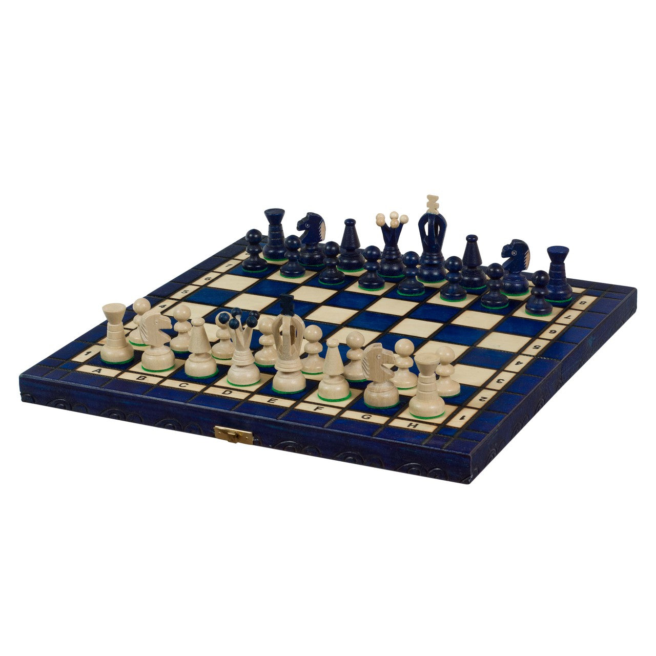 KING'S BLUE Chess Set | 38cm