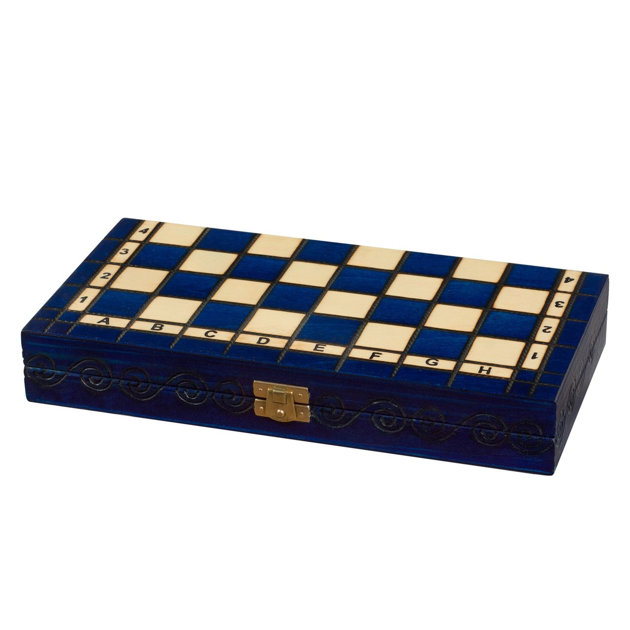 KING'S BLUE Chess Set | 38cm