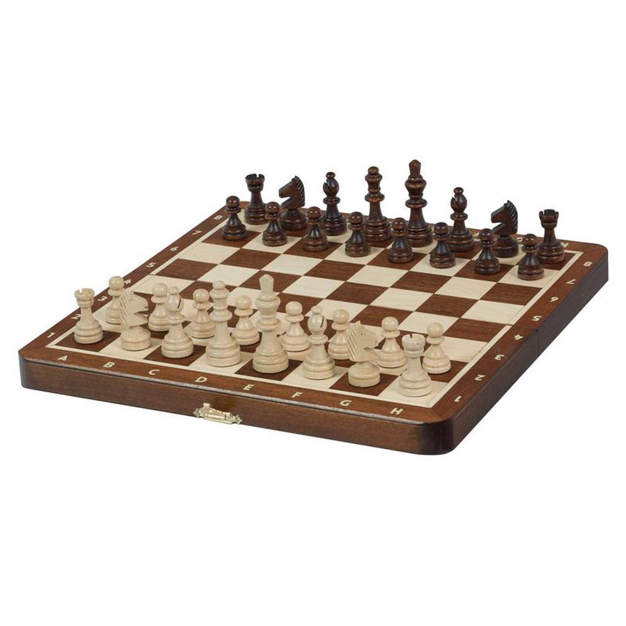 TAWNY Shakkipeli | 28cm-Matkashakki-TiberianChess.fi