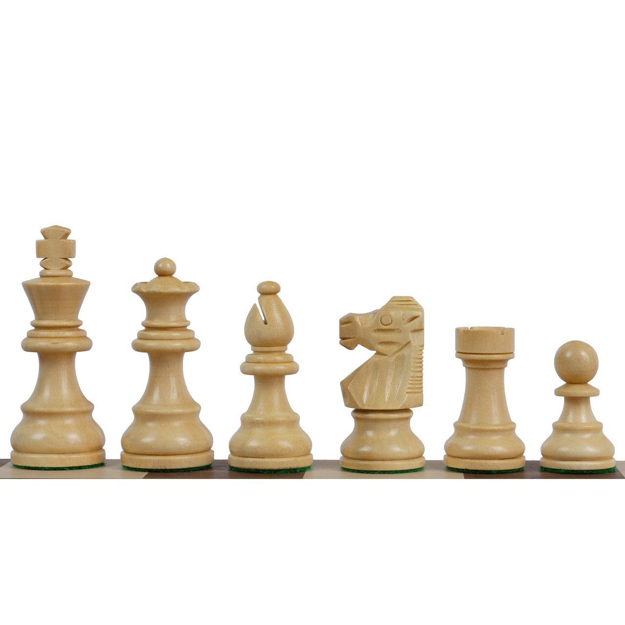 Chess Pieces FRENCH STAUNTON BLACK