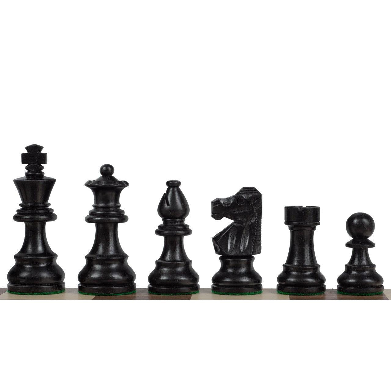 Chess Pieces FRENCH STAUNTON BLACK