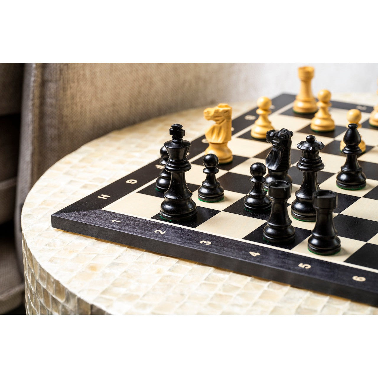 Chess Pieces FRENCH STAUNTON BLACK