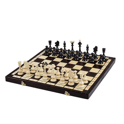 BESKIDA Shakkipeli | 46cm-Taitettava Koristeellinen Shakkisetti-TiberianChess.fi