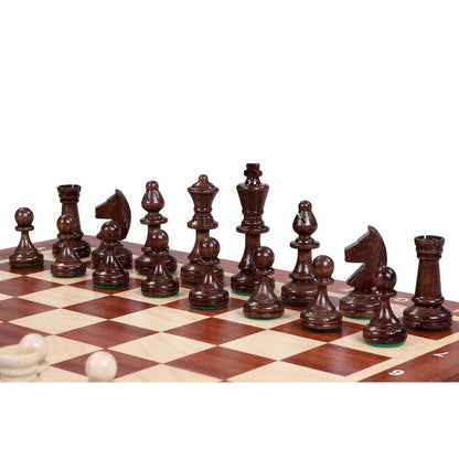 COMPACT STAUNTON Shakkipeli | 35cm-Taitettava Virallinen Shakkisetti-TiberianChess.fi