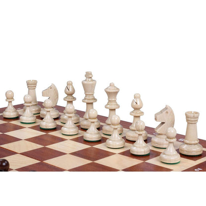 COMPACT STAUNTON Shakkipeli | 35cm-Taitettava Virallinen Shakkisetti-TiberianChess.fi