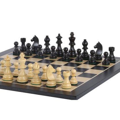 Shakkilauta MUSTA-Puinen Shakkilauta-TiberianChess.fi